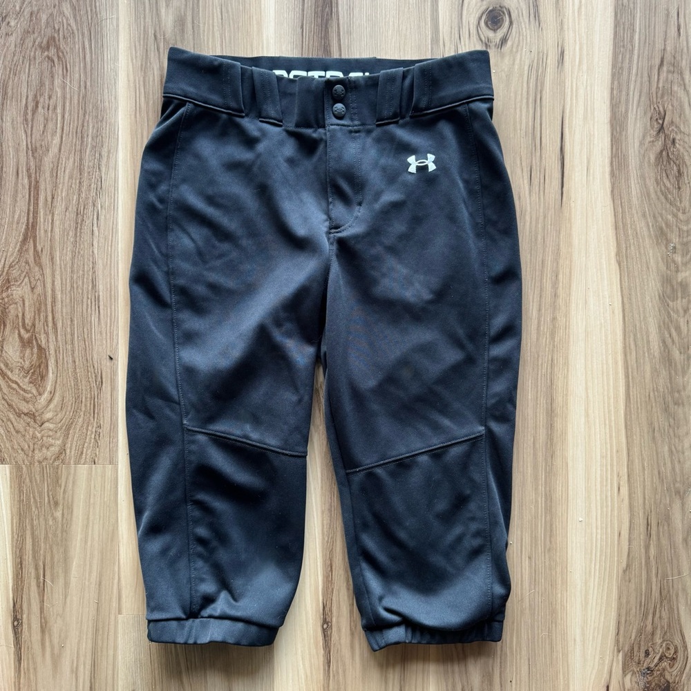 Under Armour Women’s Black Softball Pants Athletic Bottoms Size Medium